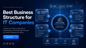 Read more about the article Best Business Structure for IT Companies in India: A Complete Guide for Startups, Software Companies, and Tech Entrepreneurs